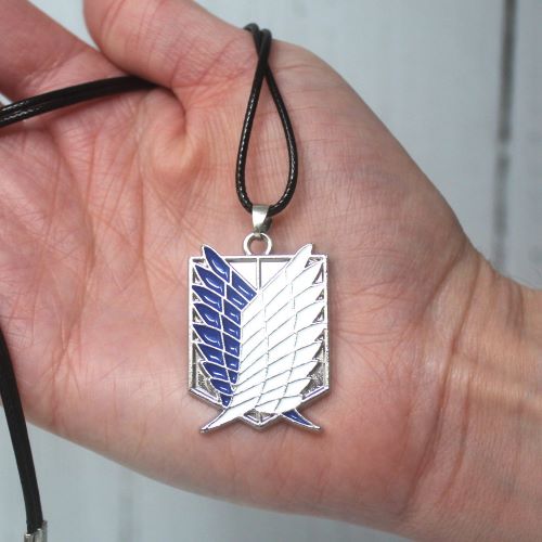 Anime Cosplay Attack on Titan Wings of Liberty Corded Necklace